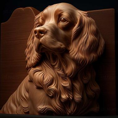 3D model Norfolk Spaniel dog (STL)